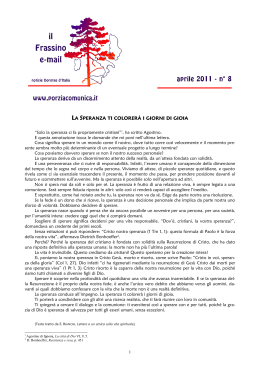 Frassino e-mail n. 8 - Suore S. Dorotea della Frassinetti