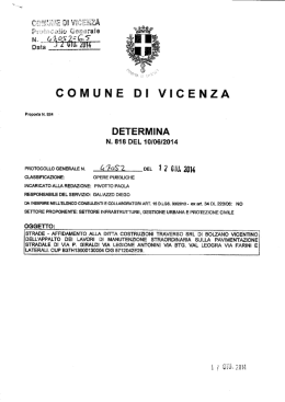 Manutenzione straordinaria sulla