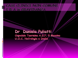 Dr Daniela Puliatti - Società Italiana di Nefrologia