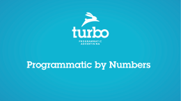 Programmatic by Numbers