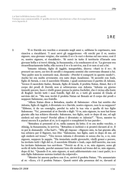 La Sacra Bibbia (testo CEI 2008)