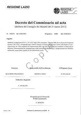 Leggi il decreto - Ordine Nazionale dei Biologi