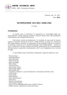 DAΦNE TECHNICAL NOTE - Laboratori Nazionali di Frascati