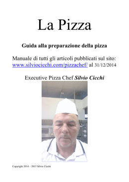 Manuale per esame teorico di pizzaiolo