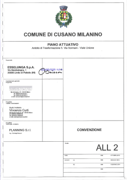 All. 2 Schema di Convenzione