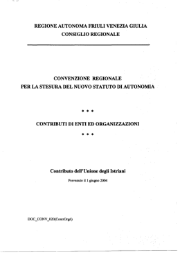_ CONVENZIONE REGIONALE ` . _
