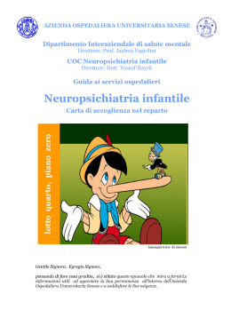 Neuropsic Infantile - Azienda Ospedaliera Senese