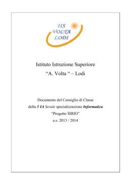 Istituto Istruzione Superiore &ldquo;A. Volta &ldquo; &ndash; Lodi