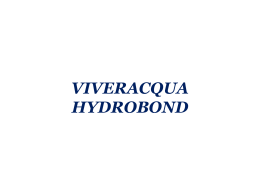 VivereAcqua Hydrobond - Unioncamere del Veneto