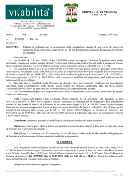 SI ORDINA - Vi.abilit&agrave;