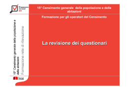 La revisione dei questionari