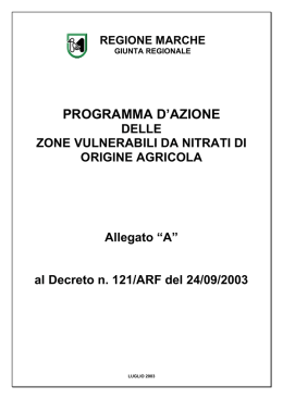 DDS 121/ARF del 24/09/2003 - Allegato A