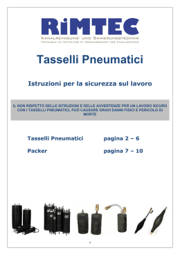 Tasselli Pneumatici