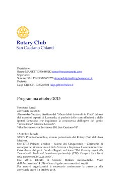 programma ottobre 15_16 - Rotary Club San Casciano