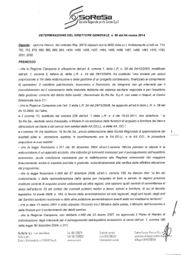 Determinazione n. 58