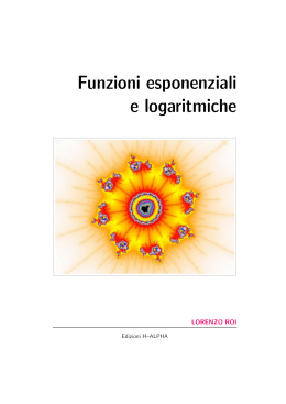 Funzioni esponenziali e logaritmiche