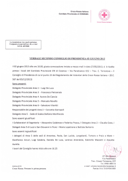 Croce Rossa Italiana Comitato Provinciale di COSENZA