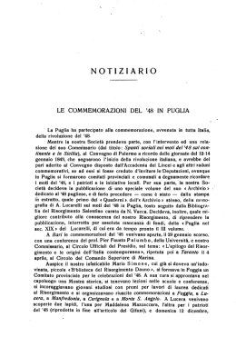 Le Commemorazioni de..