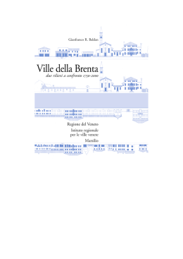 Ville della Brenta - Due rilievi a confronto 1750