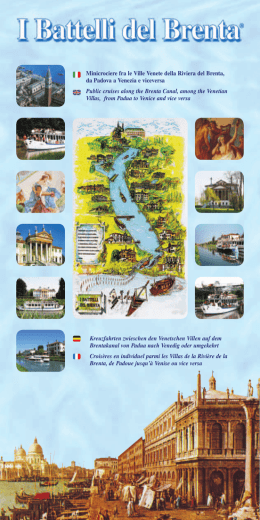 Minicrociere fra le Ville Venete della Riviera del Brenta, da Padova