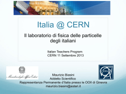 Italia al CERN