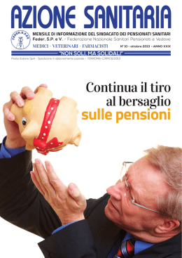 Ottobre 2013 - Federazione Sanitari Pensionati e Vedove