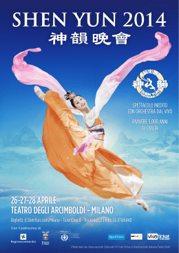 26-27-28 APRILE TEATRO DEGLI ARCIMBOLDI - MILANO