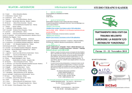 TRATTAMENTO DEGLI ESITI DA TRAUMA NELL`ARTO - a