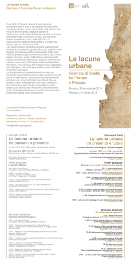 1 - Dipartimento di Architettura