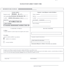 Modulo R.I.D. Autorizzazione permanente di