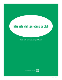 Manuale del Segretario di Club (229_IT-910)