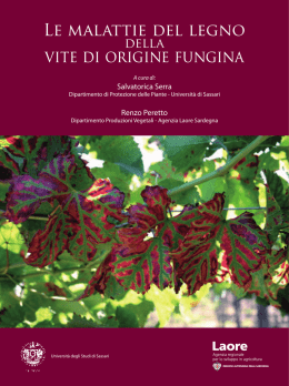 Le malattie del legno della vite di origine fungina