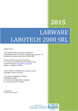 Labware 2015 - Labotech2000 srl