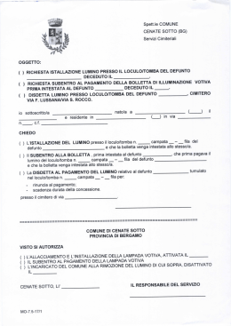 Scarica Modulo - MO-7.5-17-1