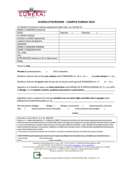 scheda iscrizione campus natale
