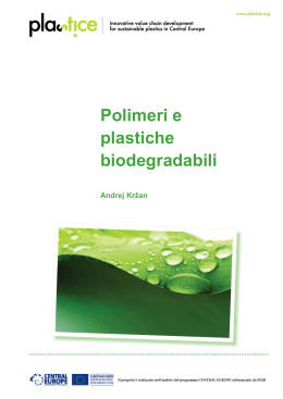 Polimeri e plastiche biodegradabili
