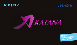 Manuale tecnico KATANA Zirconia