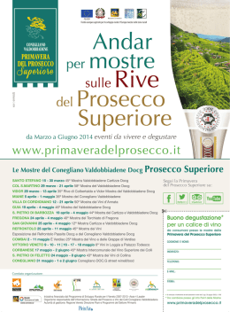 &ldquo;Primavera del Prosecco Superiore&rdquo;.