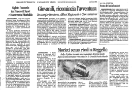 omncarmt. E un altro tassello del nuovo piano di sviluppo del Mon