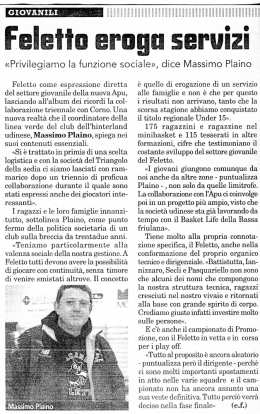 Feletto eroga servizi Messaggero Veneto / Giornale del Friuli 02