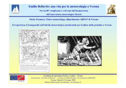 Verona - Universit&agrave; degli Studi di Trento