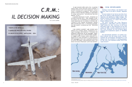 C.R.M.: IL DECISION MAKING - Aeronautica Militare Italiana