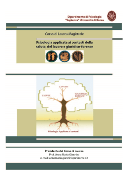 indice - Dipartimento di Psicologia