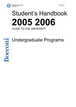 Undergraduate Programs