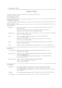 curriculum vitae