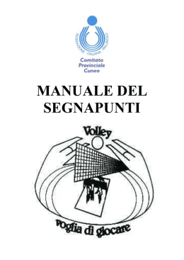 Manuale del segnapunti+libero