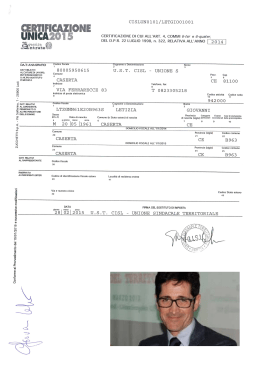 cud giovanni letizia
