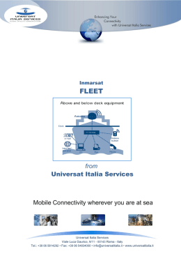 Inmarsat Fleet - Universat Italia Services