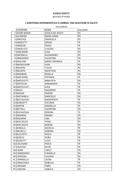 elenco partecipanti alla giornata di studio del 15.12