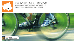 Scarica la brochure dell`Anello ciclistico del Montello